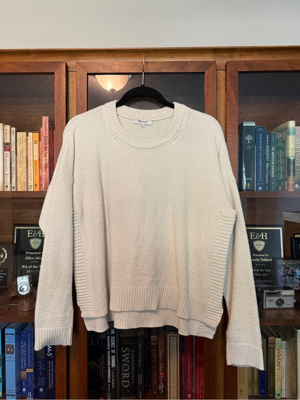Madewell Cream Crewneck Sweater